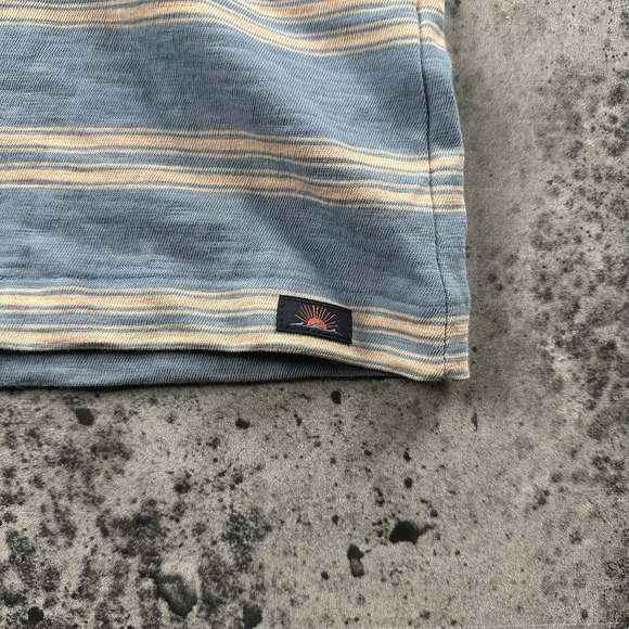 NWOT Fatherly Sunwashed Stripe T-Shirt Size L CCs-Coast Coral Stripe MKS2517 - Picture 2 of 8